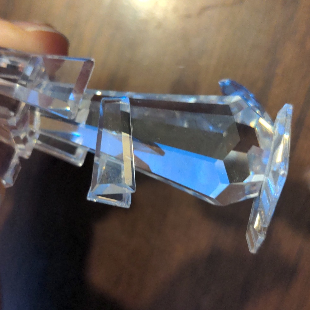 Swavorski Silver Crystal Vintage Standing Pluto Dog Figurine 7635, Discontinued - Picture 10 of 11